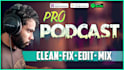 fix, clean, enhance, convert, edit and mix your audio file