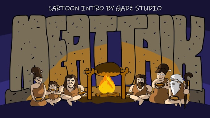 create cartoon animation for youtube intro, ads, etc