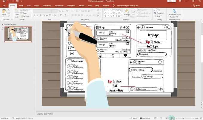design and animate a unique, powerpoint, prezi presentation
