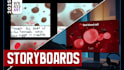 do a creative storyboard for a video project