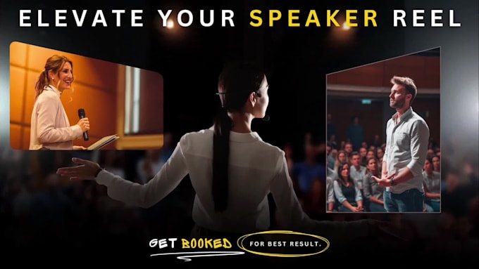 edit your speaker reel and showreel professionally