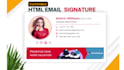 create email signature HTML, clickable HTML email signature