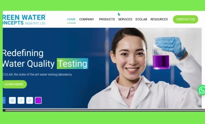 customize a modern functional water filtration website with full SEO optimizatio