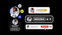 create youtube like, bell and subscribe button animations