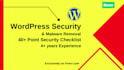 secure your wordpress website and wordpress malware removal