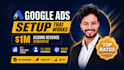setup and manage google ads PPC campaigns for search shopping and pmax