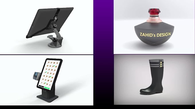 Do 3d cad modeling, product designing and rendering by Zahidali55 | Fiverr