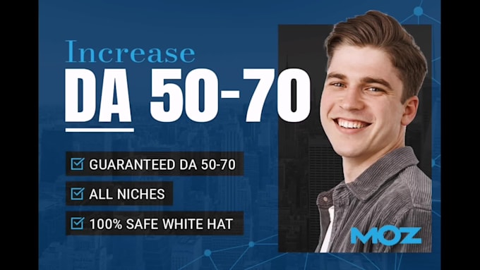 increase moz da with high authority backlinks