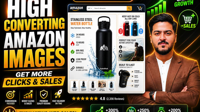 create scroll stopping amazon product infographics amazon bol product image