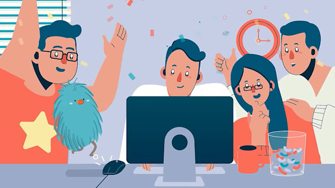 do 2d animation sales video, 2d animated explainer video