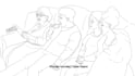 2d line art animation, 2d traditional frame by frame animation, hand drawn video
