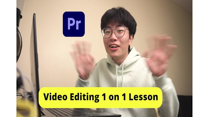 teach and give video editing lesson in adobe premiere pro
