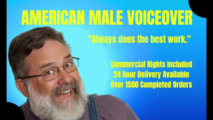 record an american male voiceover