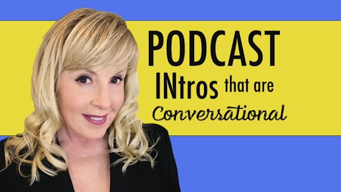 write, record and mix a podcast intro and outro