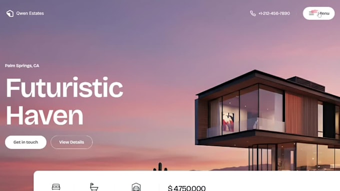 redesign your website into a modern animated framer site