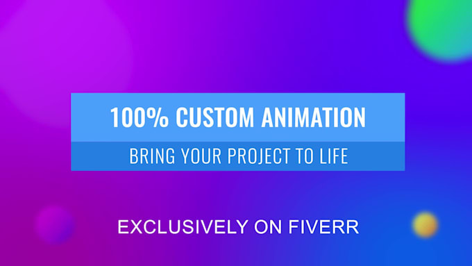 do 2d custom animation and template edditing