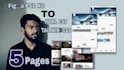 convert figma, xd, PSD to responsive HTML CSS tailwind website