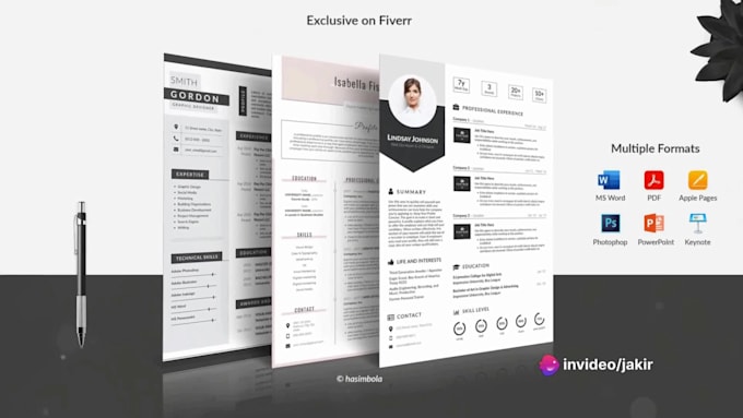professional resume design CV making and resume templates