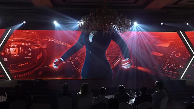 create vj loop concert visuals for led wall, led screen and stage show