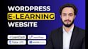 build customized wordpress elearning website or lms