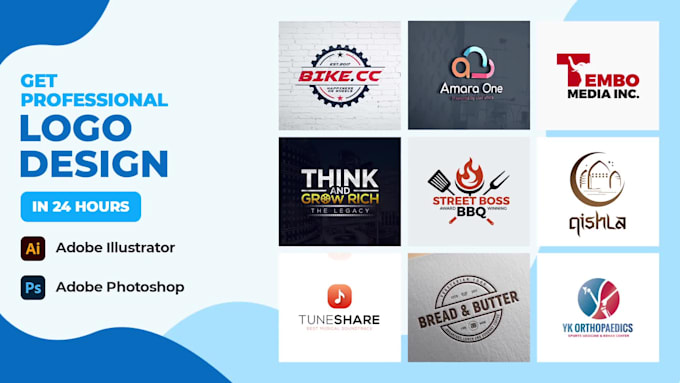 design company logo, modern, professional, fast delivery