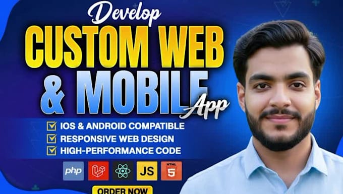 build full stack web and mobile apps as your frontend and back end developer