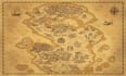 draw a detailed hand drawn fantasy map for your dnd or rpg world