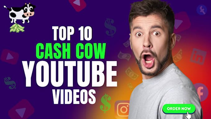make top 10 cash cow youtube videos