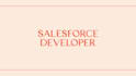 be your senior salesforce apex developer and engineer