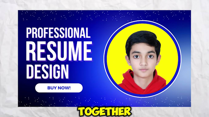 design a modern professional resume and CV layout