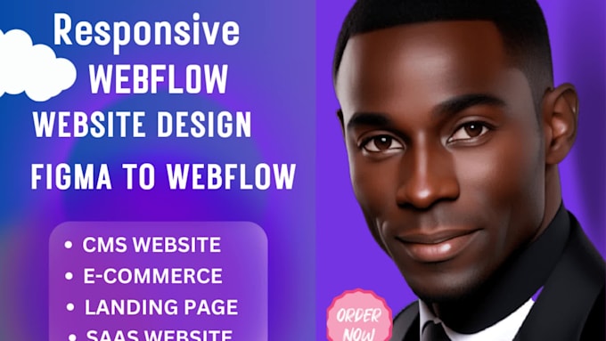 Design webflow website,figma to webflow, webflow animation, by Igolowo ...