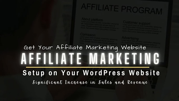 create an affiliate marketing setup on wordpress website