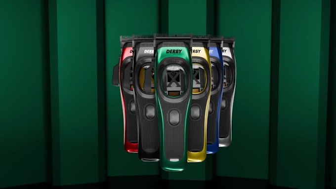 4k 3d clipper animation 3d barbing animation 3d hair dryer animation 3d product
