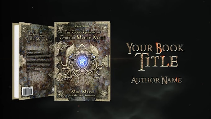 create this epic cinematic book trailer video