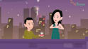 create romantic love story, animated wedding invitation, proposal video