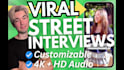do street interviews in NYC new york city for you