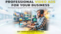 create an engaging explainer video or commercial video ad