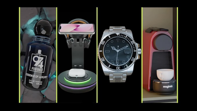create realistic 3d product animation for amazon shopify ads