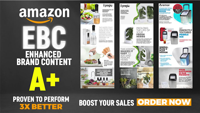 design amazon ebc enhanced brand content, a plus page