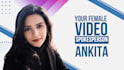 be your indian female video presenter in hindi and english