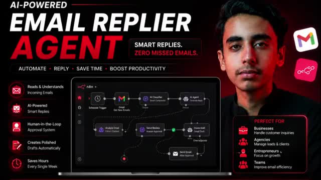 Build an n8n ai email auto responder agent by Blinkory2 | Fiverr
