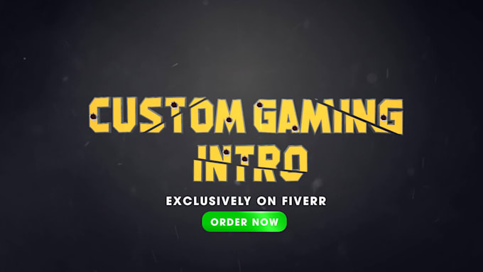 do custom youtube intro and outro for your gaming channel
