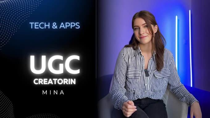 produce a ugc tech video for social media in german