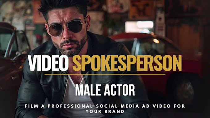 create a high converting ad and be your video actor