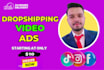 tiktok video ads for dropshipping
