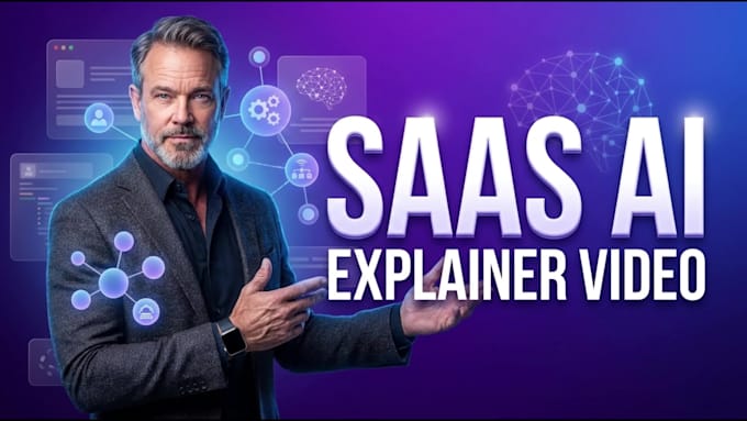 create saas ai explainer video, saas demo video and software product animation