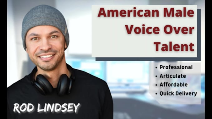 record a male voice over in an american accent