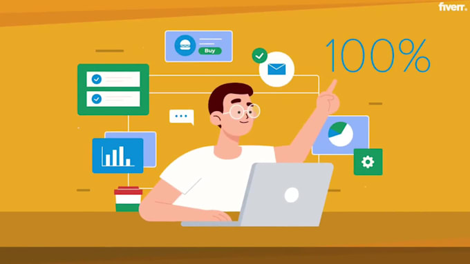 create engaging 2d vyond explainer video in 24hrs