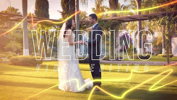 be your personal wedding video editor