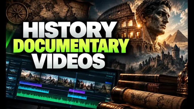 create faceless history documentary videos for youtube